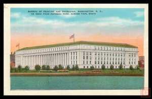 Bureau of Printing and Engraving, Seen from Potomac Park, Washington, D.C.