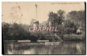 Postcard Old Windmill Pilter Butry