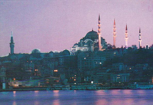 Turkey Istanbul At Night