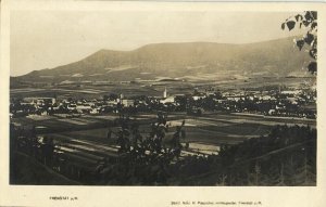 czech, FRENŠTÁT pod Radhoštěm, Panorama (1930s) RPPC Postcard (2)