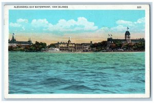 c1910's View Of Alexandria Bay Waterfront 1000 Islands New York NY Postcard 