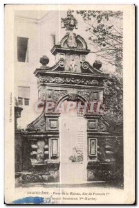 Old Postcard Angouleme Gate House said Francois