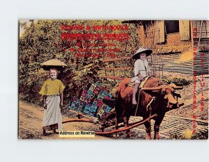 Postcard Richard & Anita Novick, Richard Novick Products, Marlboro, New Jersey