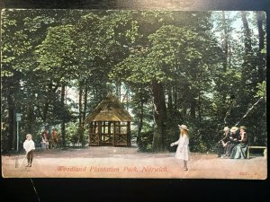 Vintage Postcard 1907-1915 Woodland Plantation Park, Norwich Connecticut