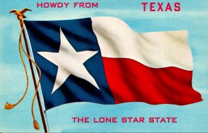 Texas State Flag Howdy From The Lone Star State