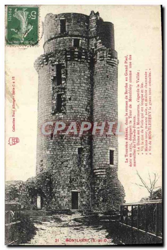 Old Postcard The keep Montlhery