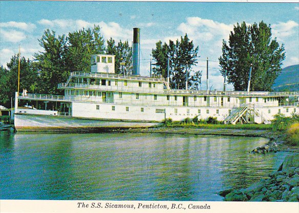 Canada The S S Sicamus Penticton British Columbia