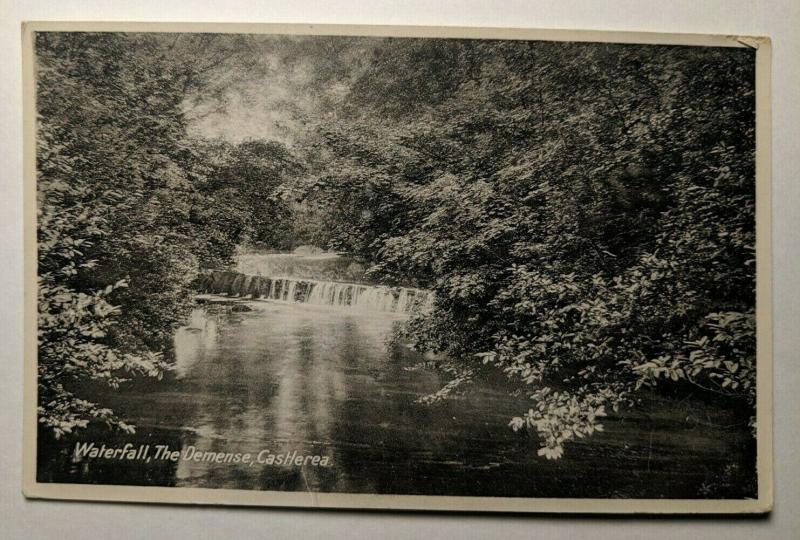 Mint Vintage Waterfall Demense Castlerea Ireland Real Picture Postcard