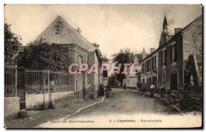 Postcard Old Main Street Chartrettes