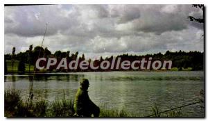 Postcard Modern Miallet Fisherman In Detente Au Lac
