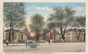 General Hospital and Nurses Home - Rochester, New York - pm 1919 - WB