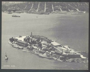 Ca 1949 PPC Alcatraz Island The Rock W/Data Jumbo 7 X 9 Mint $22.00 Value