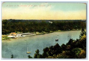 c1910 A Scene on the Beautiful N.W. Arm Halifax Nova Scotia Canada Postcard