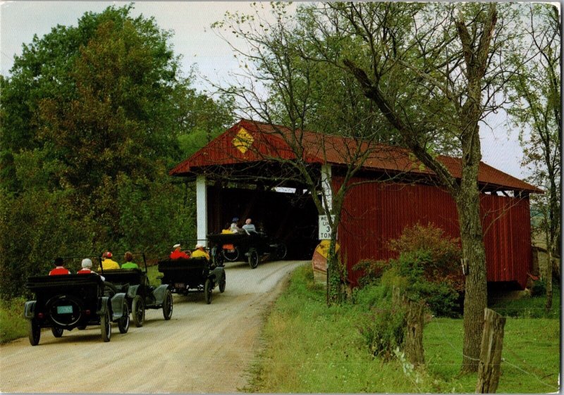 HAYES COVERED BRIDGE Mifflinburg PA Continental Postcard CA11