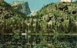 Nymph Lake and Hallet Peak,Rocky Mountain National Park,CO