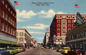 Iowa Sioux City Pierce Street Looking North Curteich