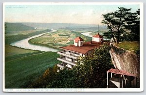 Vintage Postcard 1909 Point Hotel and the Battlefield Lookout Mountain Tennessee