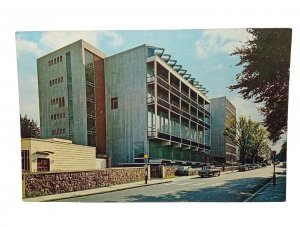 Students Union Building Bristol University Vintage Postcard 1960s