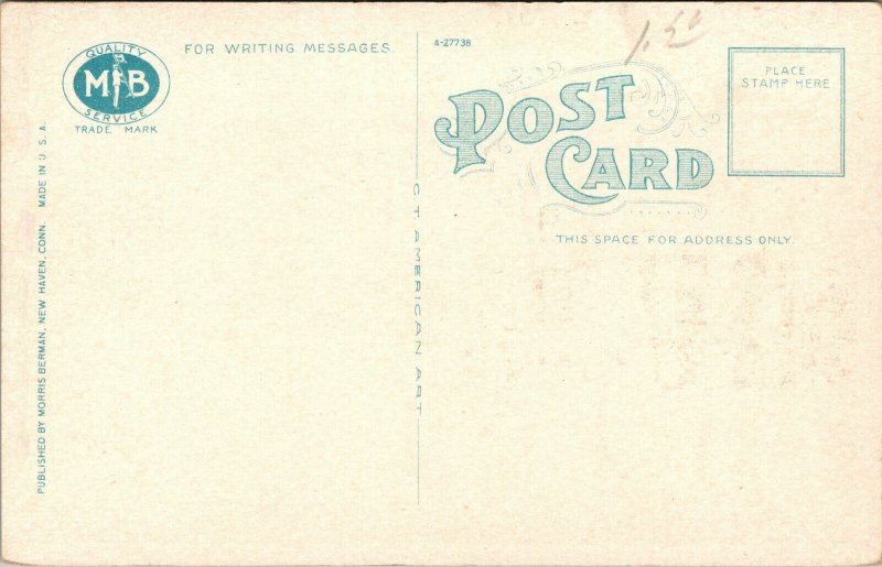 Vtg 1920s City Hall Masonic Temple Union Square Norwich Connecticut CT