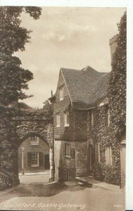 Surrey Postcard - Guildford - Castle Gateway - Ref 10414A