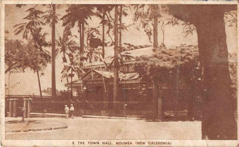 Noumea New Caledonia Town Hall Antique Postcard J50835