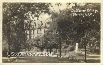 Real Photo - St Xavier College - Chicago, Illinois IL  