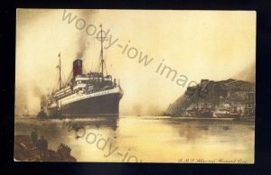 LS2485 - Cunard Liner - Alaunia - postcard