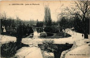 CPA MONTPELLIER - Jardin de l'Esplanade (510865)