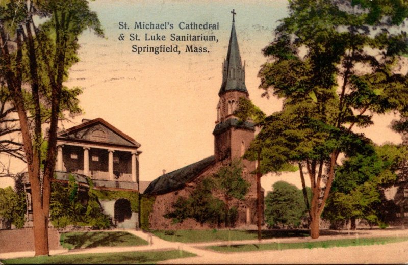 Massachusetts St Michael's Cathedral & St Luke Sanitarium 1909