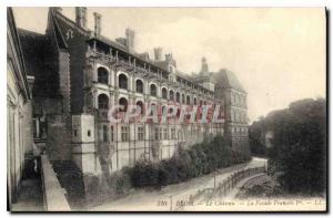 CPA Blois Le Château La facade Francois 1er