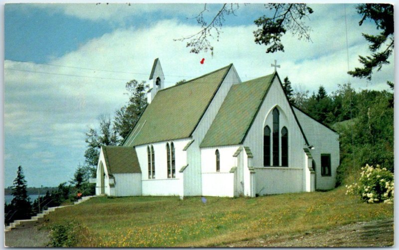 M-73912 St Anne's Anglican Church Welshpool Campobello Island New Brunswick C...