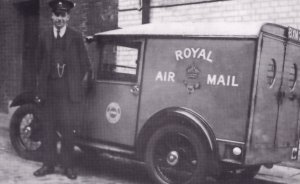 Paddington 1930s Royal Mail Postman Van Driver Real Photo Postcard