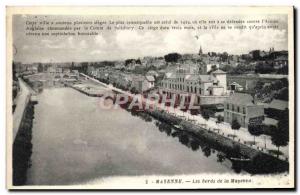 Old Postcard Mayenne edges of Mayenne