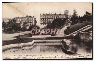 Postcard Old Valence Parc Jouvet