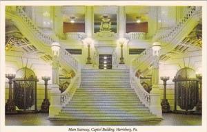 Pennsylvania Harrisburg State Capitol Main Stairway