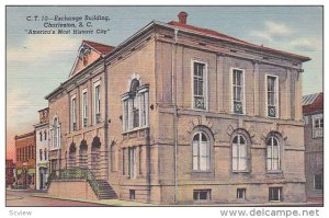 Exterior,  Exchange Building,  Charleston,  South Carolina,  30-40s