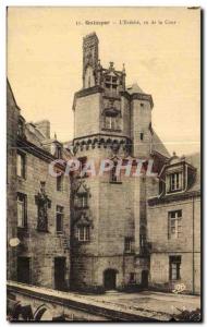 Old Postcard Quimper Eveche the view of the Court