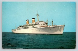 SS Constitution American Export Lines Ocean Liner Morocco Postmark 1964