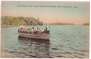 Motor Launch Chief, Babb's Amusement Park, Southwick Mass