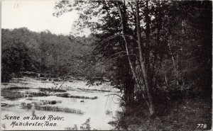 Manchester TN Duck River Unused Litho Postcard G35