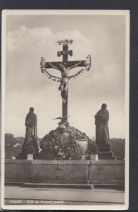 Czech Republic Postcard - Prague - The Cross With Hebrew Letters  T8185