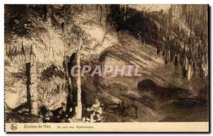 Old Postcard Belgium Han Caves A corner of the mysterious