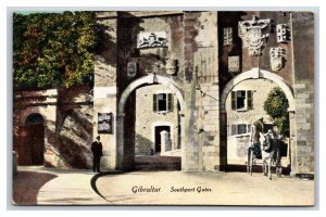 Southport Gates Gibraltar UK UNP Unused DB Postcard H21