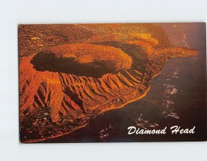 Postcard Diamond Head & Black Point Oahu Hawaii USA