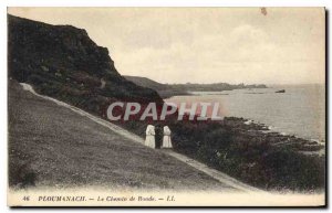 Postcard Old Ploumanach way Round