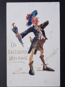 Cynicus: Scottish Kilt Theme OH CALEDONIA ! STERN & WILD c1908 by Cynicus