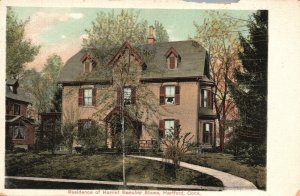 Vintage Postcard 1920's Residence of Harriet Beecher Stowe Hartford Connecticut