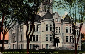 Iowa Iowa City Johnson County Court House 1911
