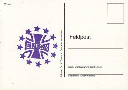 EUFOR - MOSTAR - BOSNIA