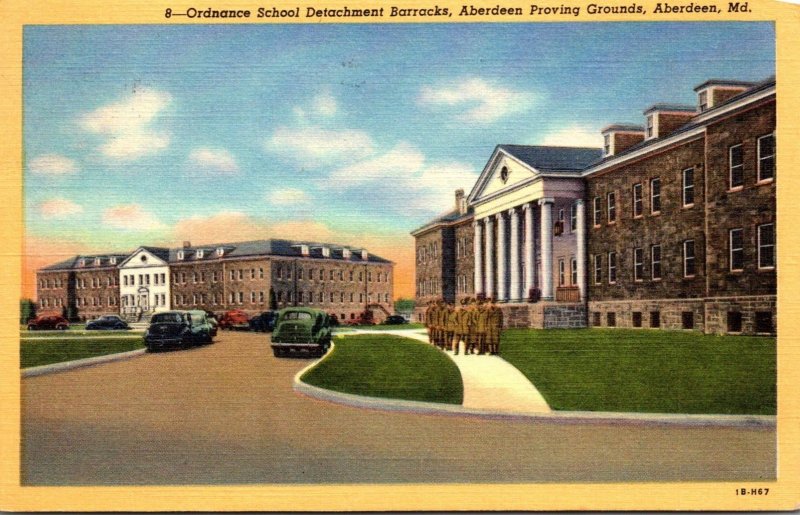 Maryland Aberdeen Proving Grounds Ordnance School Detachment Barracks 146 Cur...